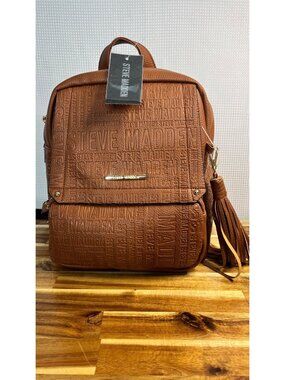 Steve Madden Logo tassel backpack purse, multipurpose, NWT